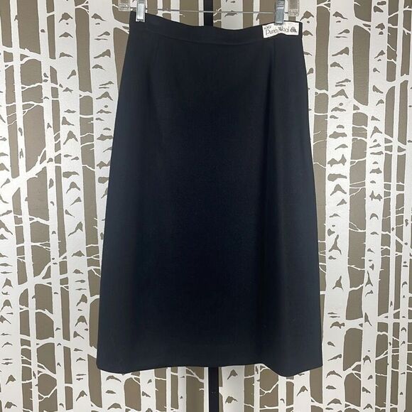 Vintage Koret 100% Pure Wool A-Line Midi Skirt - Picture 1 of 9